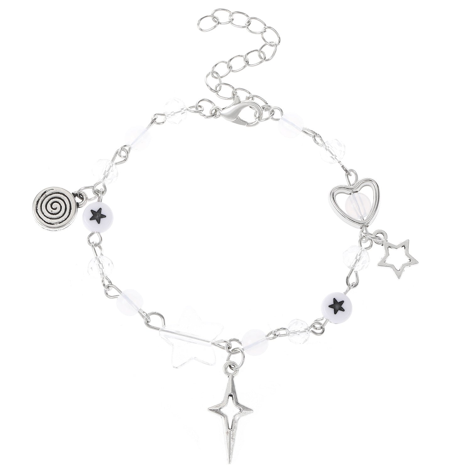 Out Cat's Paw Love Sun Moon Couple Bracelets