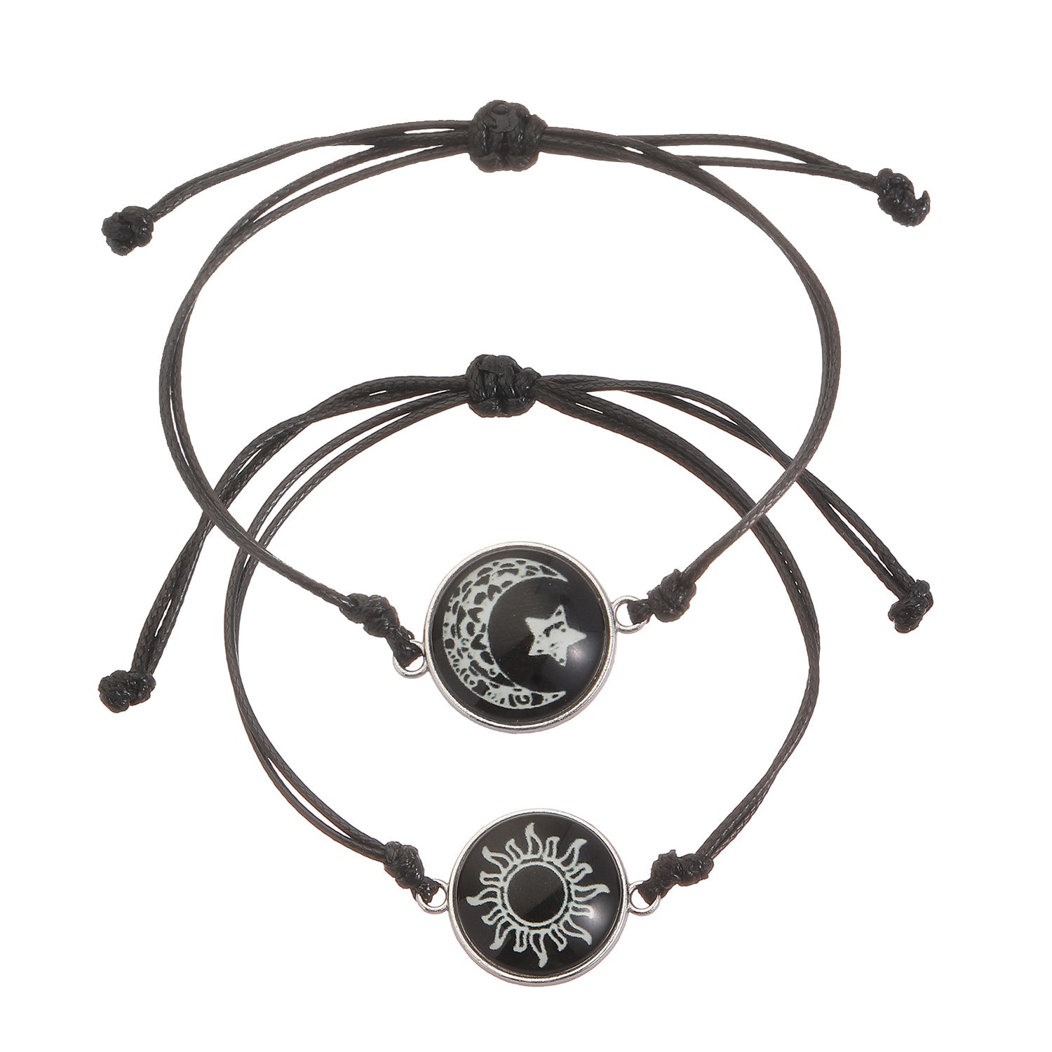 Out Cat's Paw Love Sun Moon Couple Bracelets